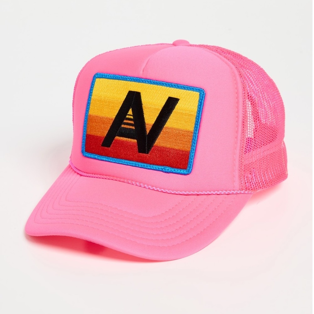 Aviator Nation Pink Trucker Hat - Picture 2 of 3